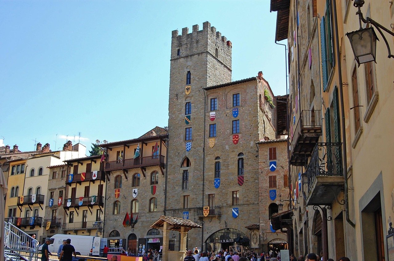 Arezzo City in Italy