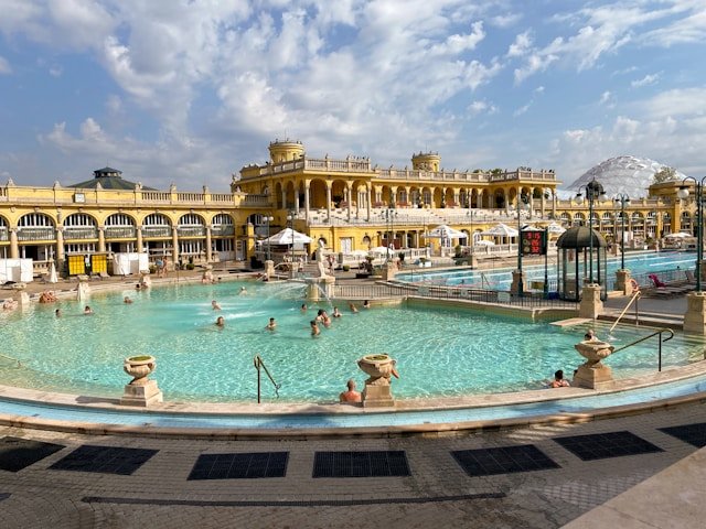 The Szechenyi Baths in Budapest