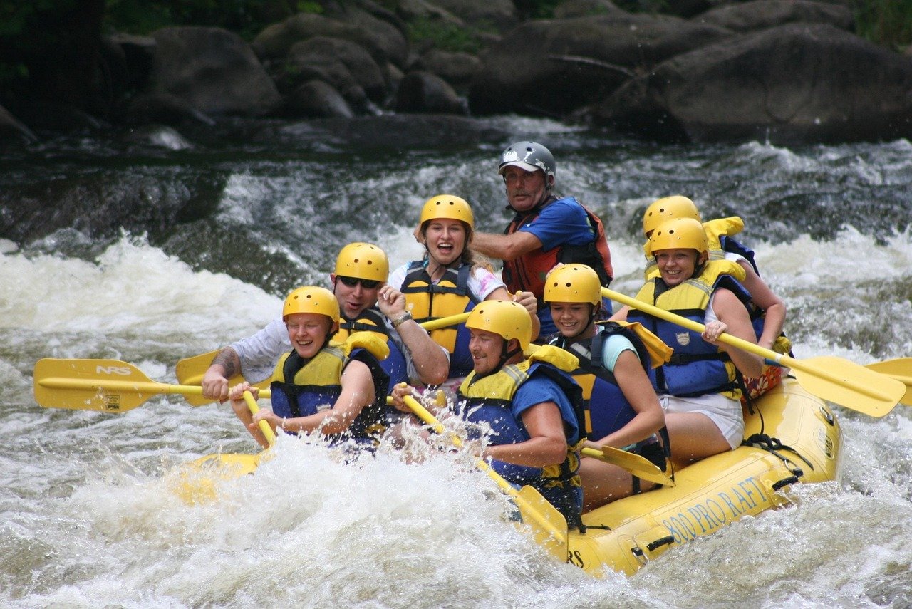 9. White Water Rafting (Soča River, Slovenia & Voss, Norway)